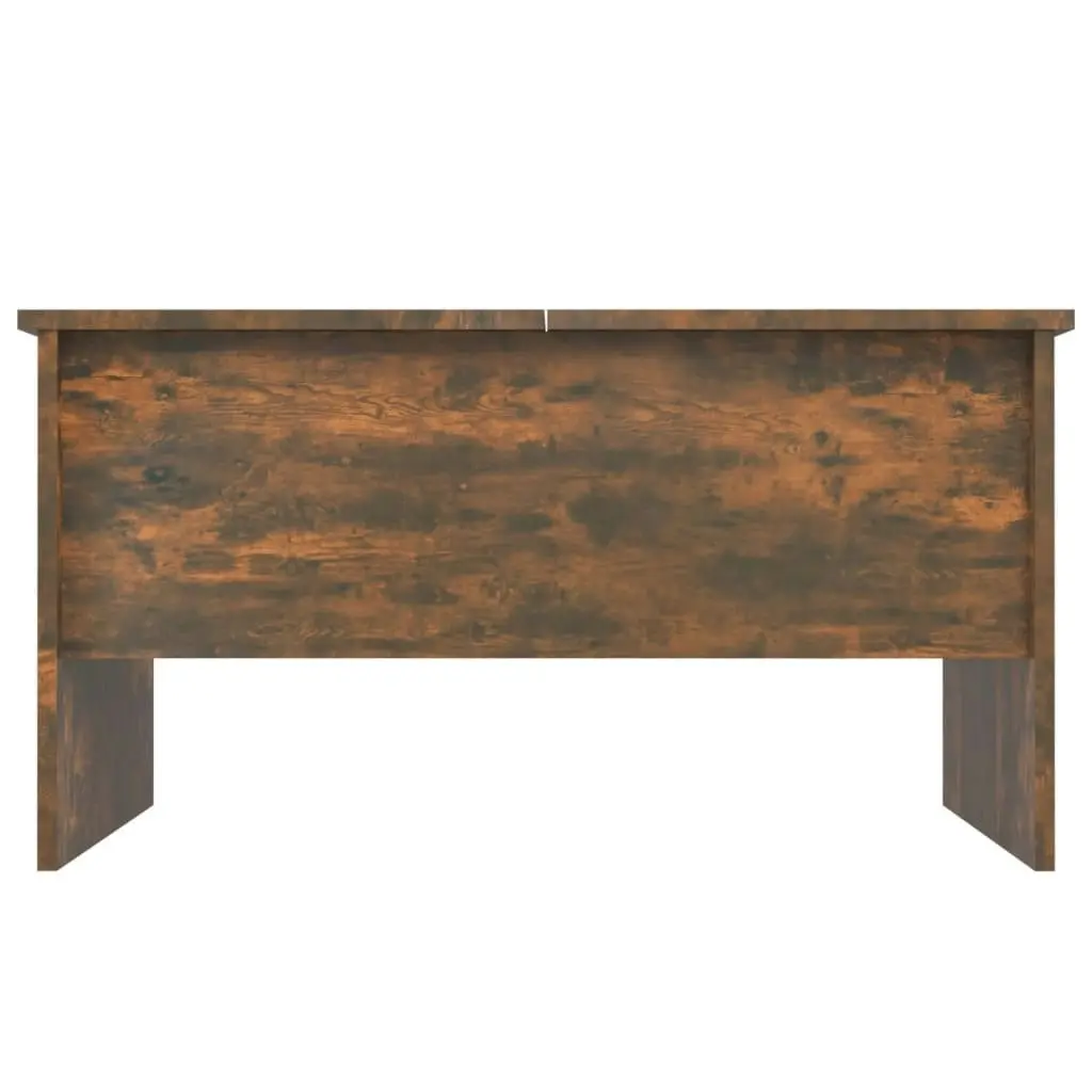 Coffee Table Smoked Oak 80x50x42.5 cm Engineered Wood 819293