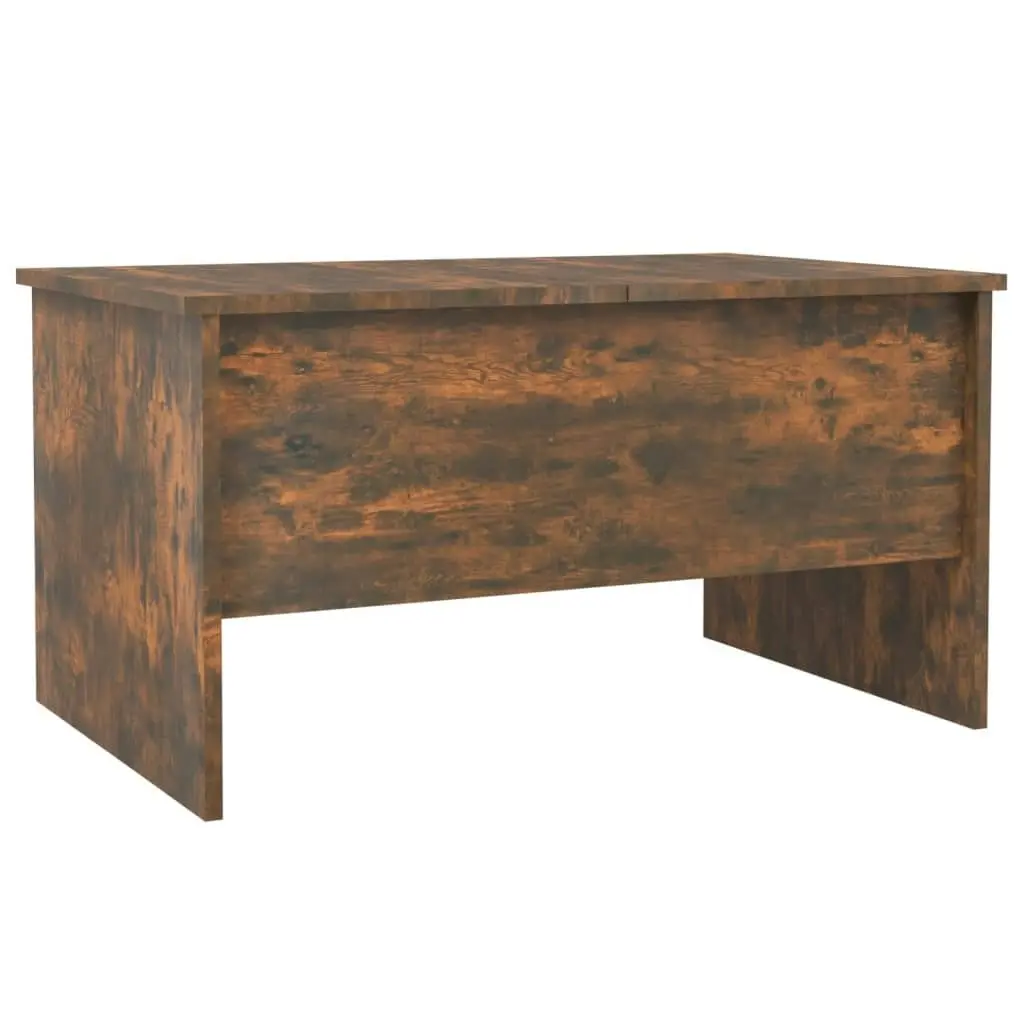 Coffee Table Smoked Oak 80x50x42.5 cm Engineered Wood 819293