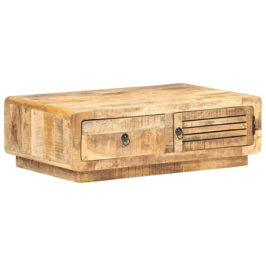 Coffee Table 90x60x29 cm Rough Mango Wood 320458