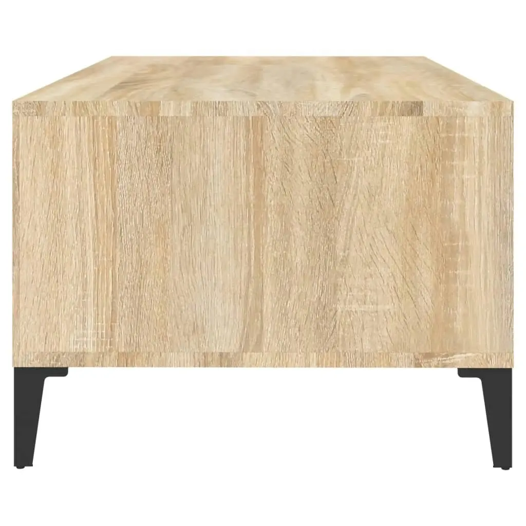 Coffee Table Sonoma Oak 90x50x36.5 cm Engineered Wood 821071