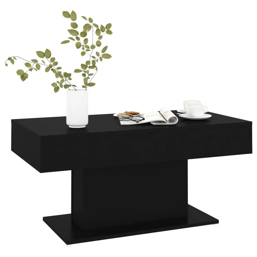 Coffee Table Black 96x50x45 cm Engineered Wood 806832