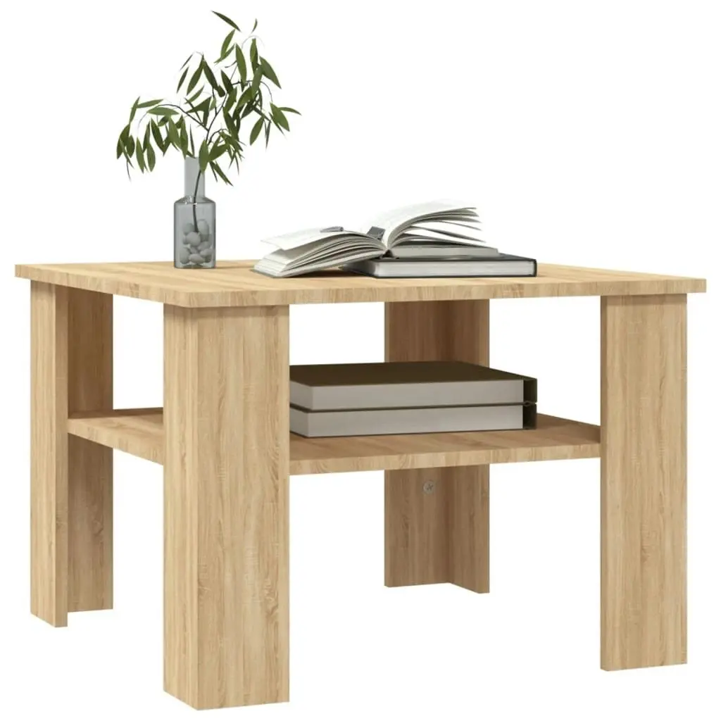 Coffee Table Sonoma Oak 60x60x42 cm Engineered Wood 800210