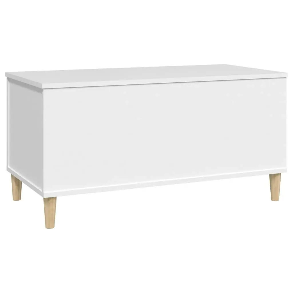 Coffee Table White 90x44.5x45 cm Engineered Wood 819580