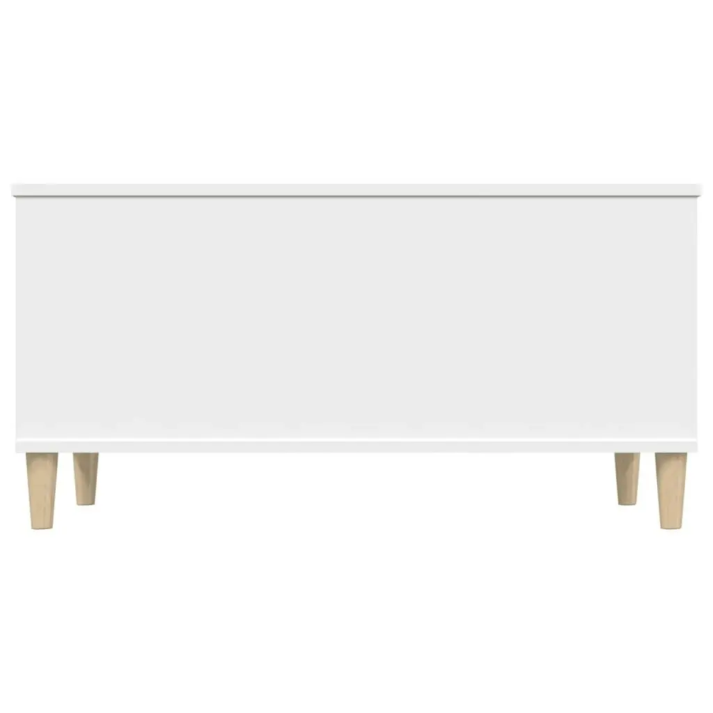 Coffee Table White 90x44.5x45 cm Engineered Wood 819580