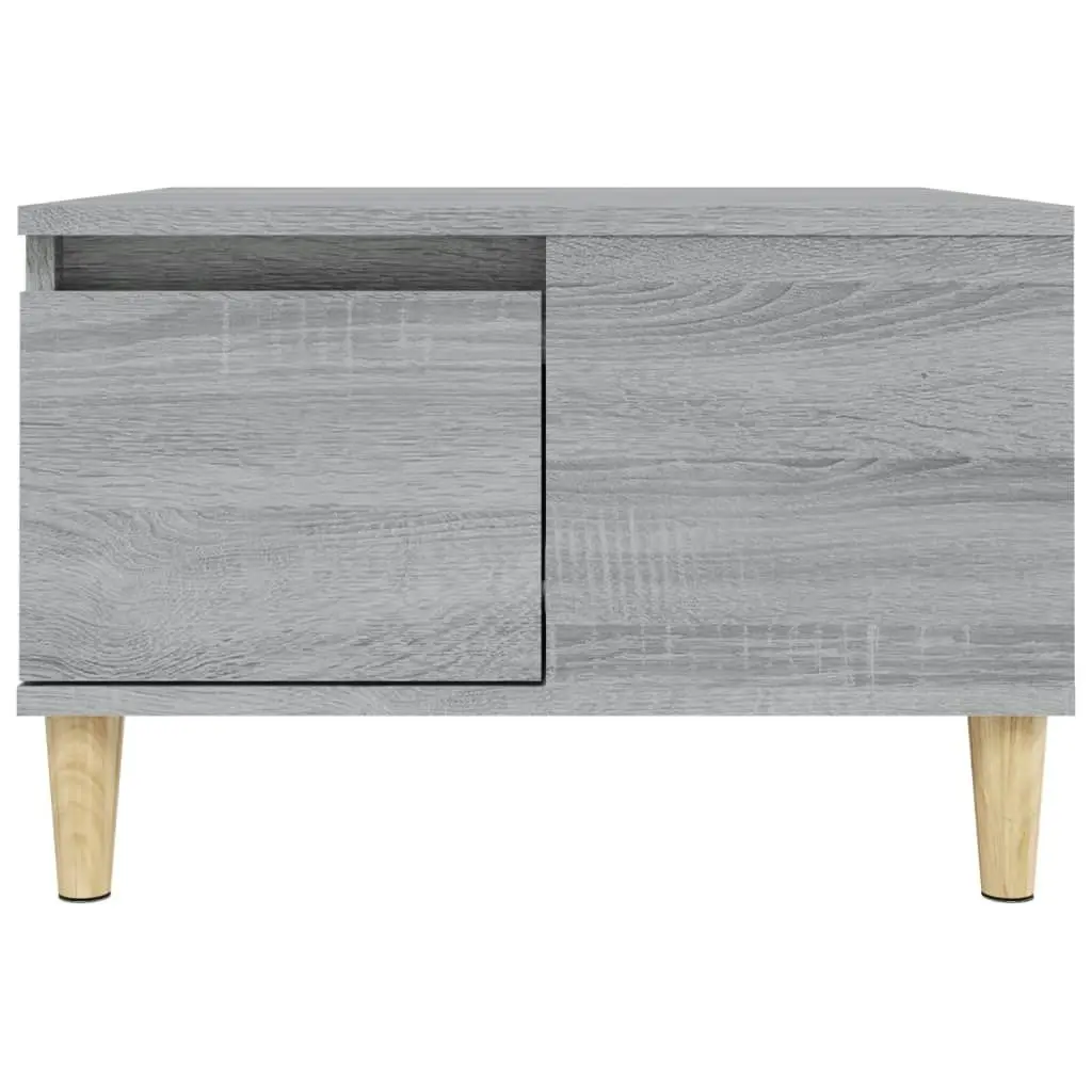 Coffee Table Grey Sonoma 55x55x36.5 cm Engineered Wood 821082