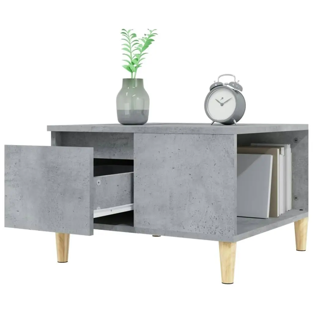 Coffee Table Grey Sonoma 55x55x36.5 cm Engineered Wood 821082