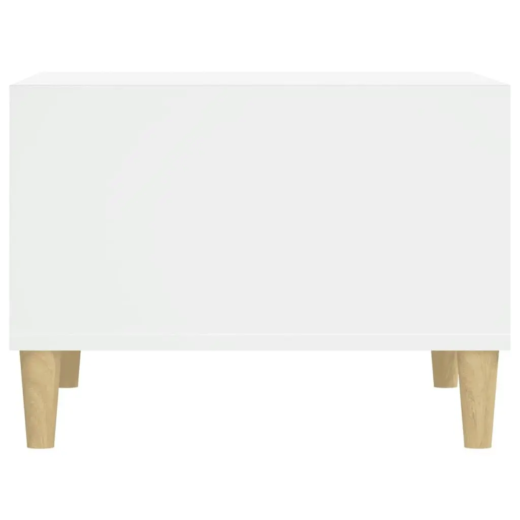 Coffee Table White 60x50x36.5 cm Engineered Wood 821028