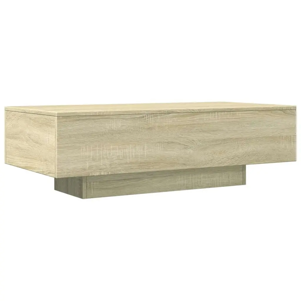 Coffee Table Sonoma Oak 100x49.5x31 cm Engineered Wood 834894