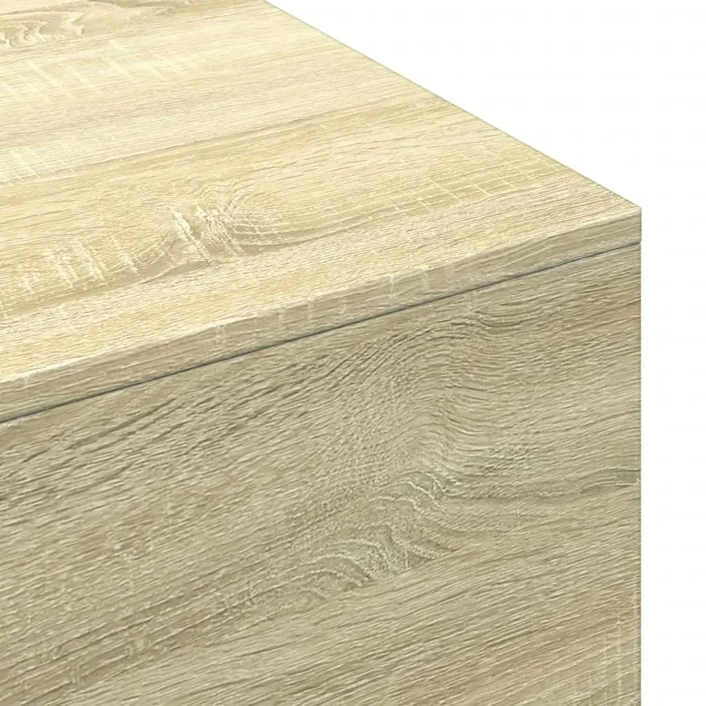 Coffee Table Sonoma Oak 100x49.5x31 cm Engineered Wood 834894