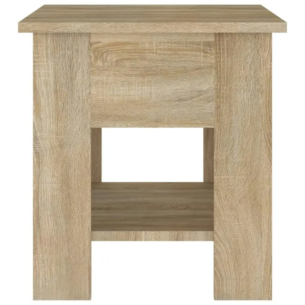 Coffee Table Sonoma Oak 40x40x42 cm Engineered Wood 810274