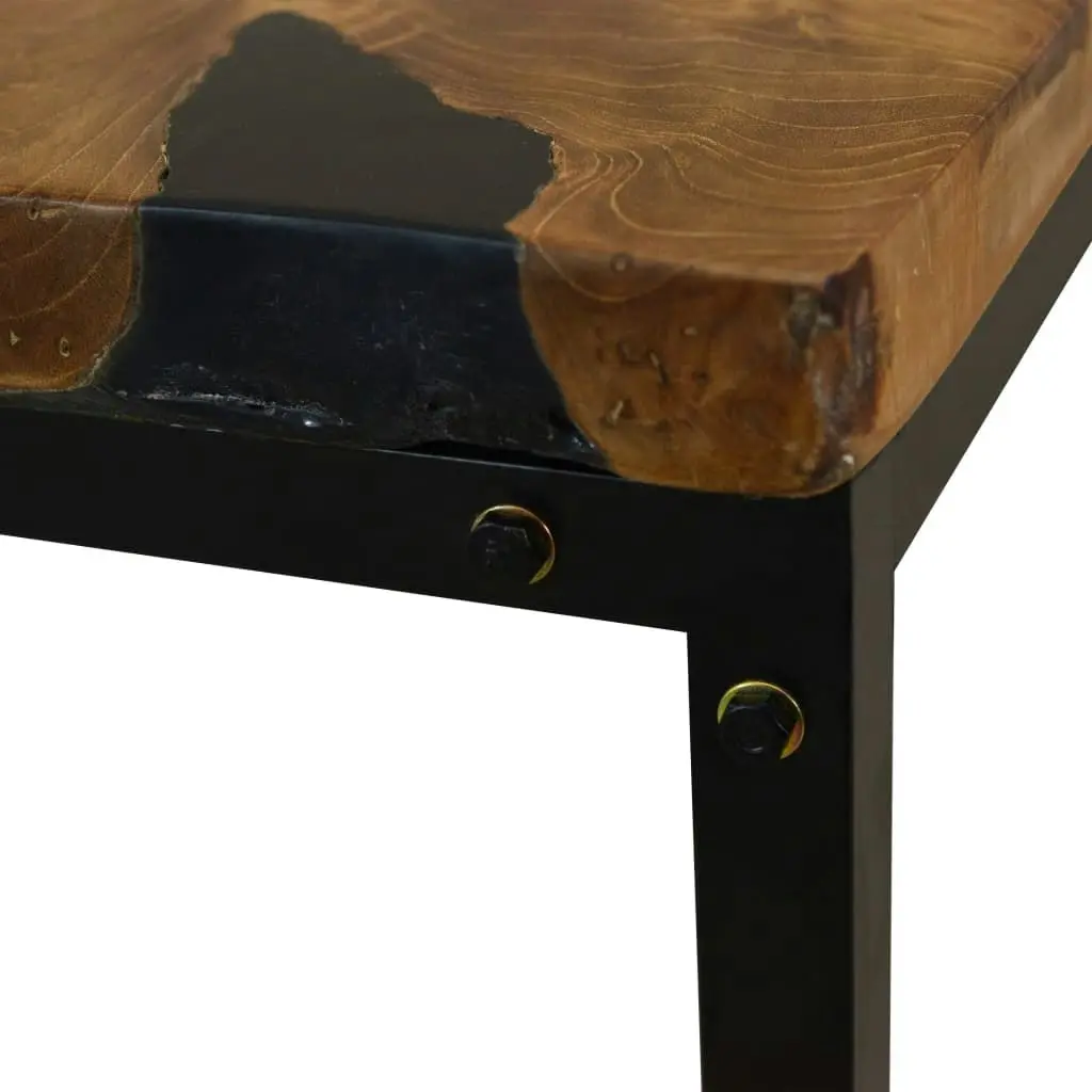 Coffee Table Teak Resin 110x60x40 cm 244551