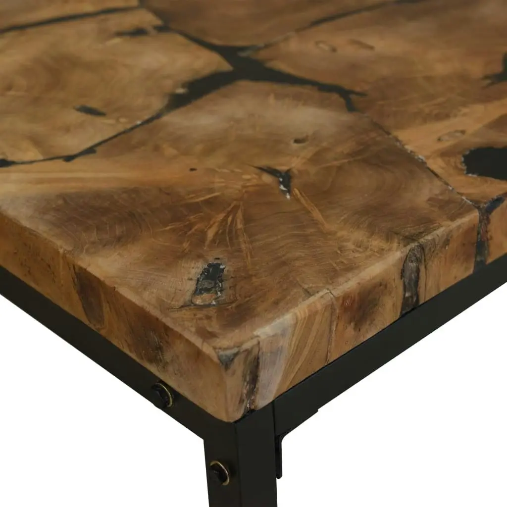 Coffee Table Teak Resin 110x60x40 cm 244551