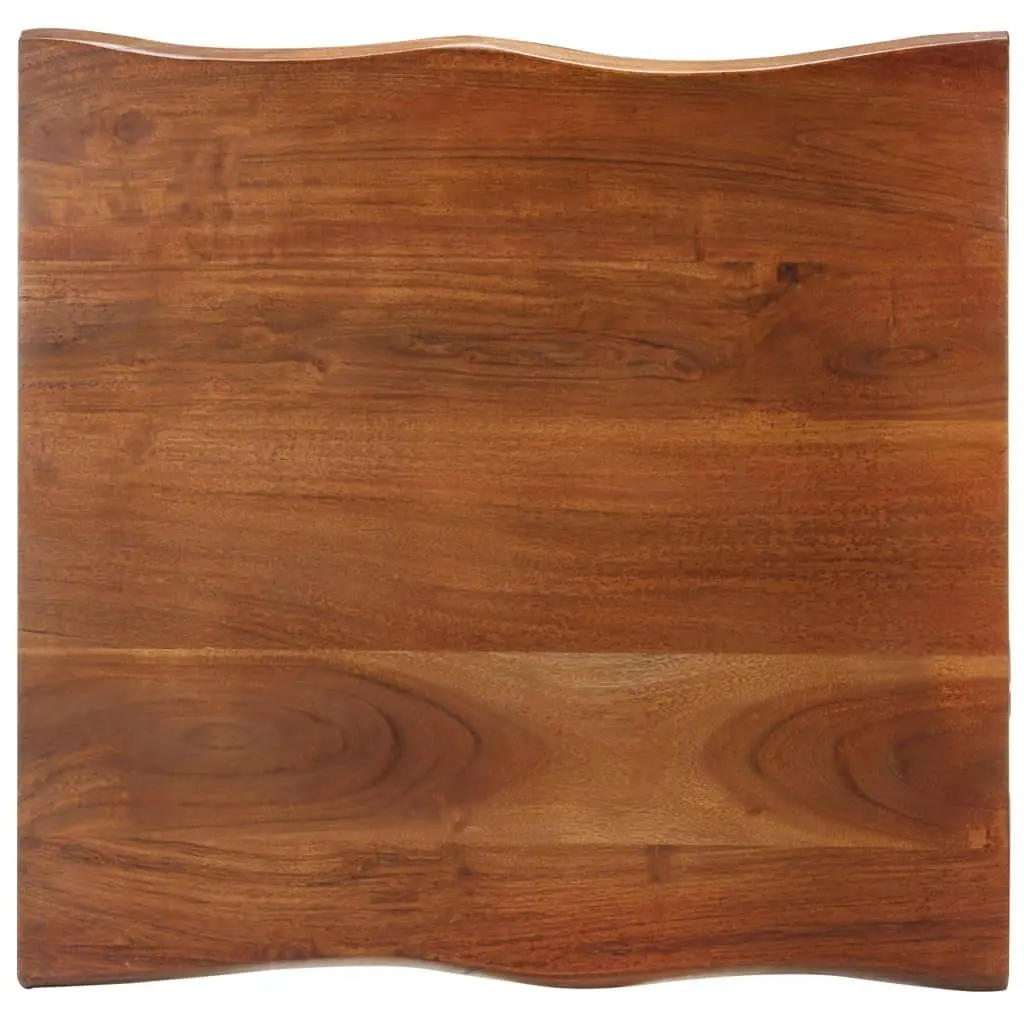 Coffee Table with Live Edges 60x60x40 cm Solid Acacia Wood 321046