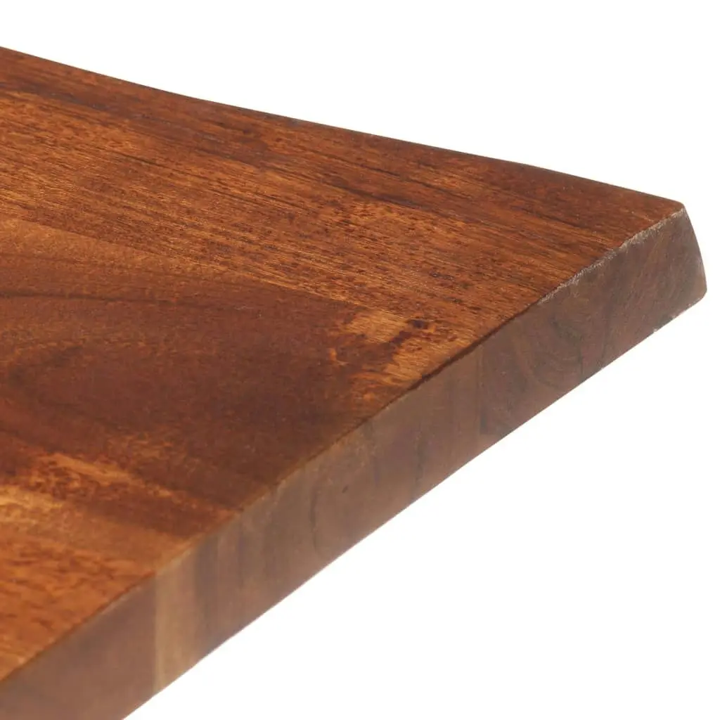 Coffee Table with Live Edges 60x60x40 cm Solid Acacia Wood 321046