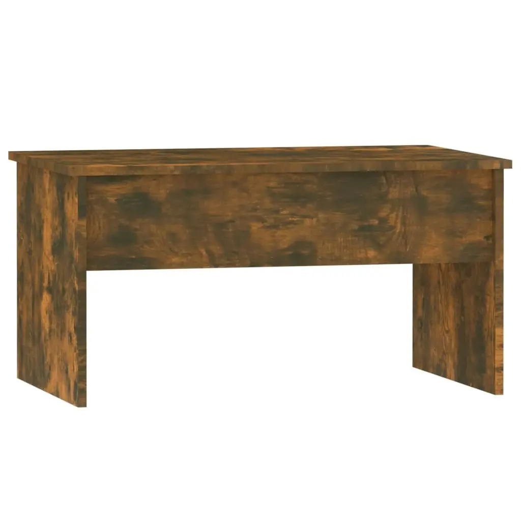 Coffee Table Smoked Oak 80x50.5x41.5 cm Engineered Wood 819287