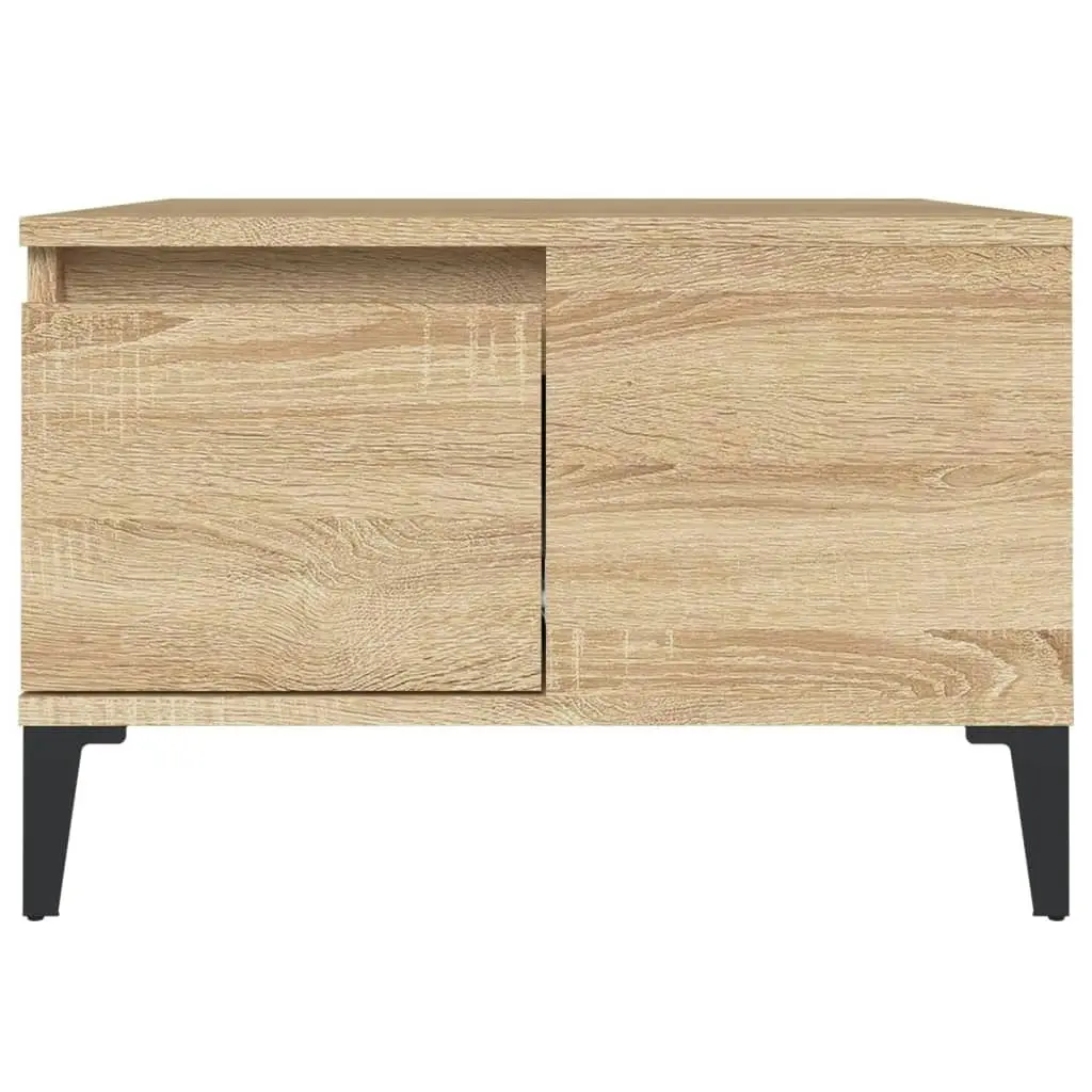 Coffee Table Sonoma Oak 55x55x36.5 cm Engineered Wood 821087