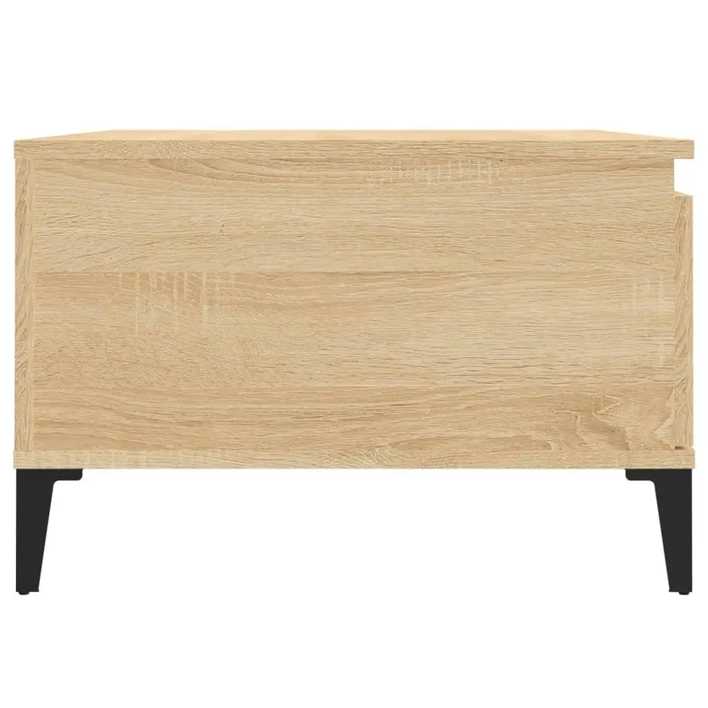 Coffee Table Sonoma Oak 55x55x36.5 cm Engineered Wood 821087