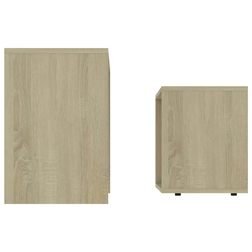 Coffee Table Set Sonoma Oak 48x30x45 cm Engineered Wood 802888