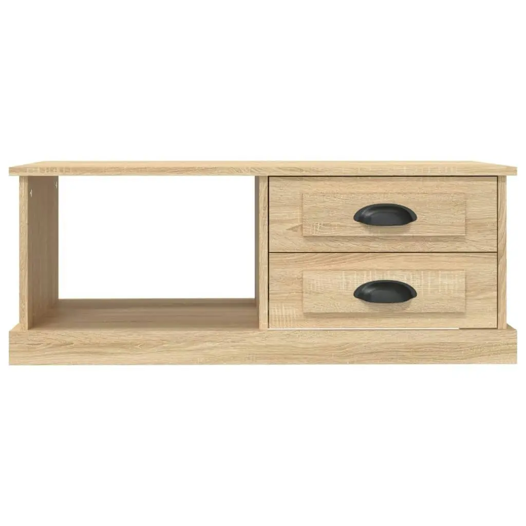 Coffee Table Sonoma Oak 90x50x35 cm Engineered Wood 816243