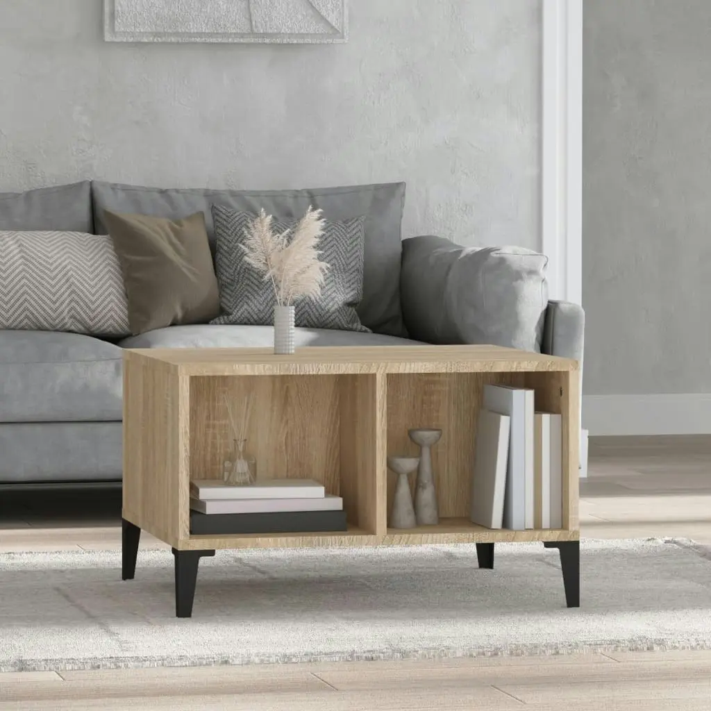 Coffee Table Sonoma Oak 60x50x36.5 cm Engineered Wood 821039