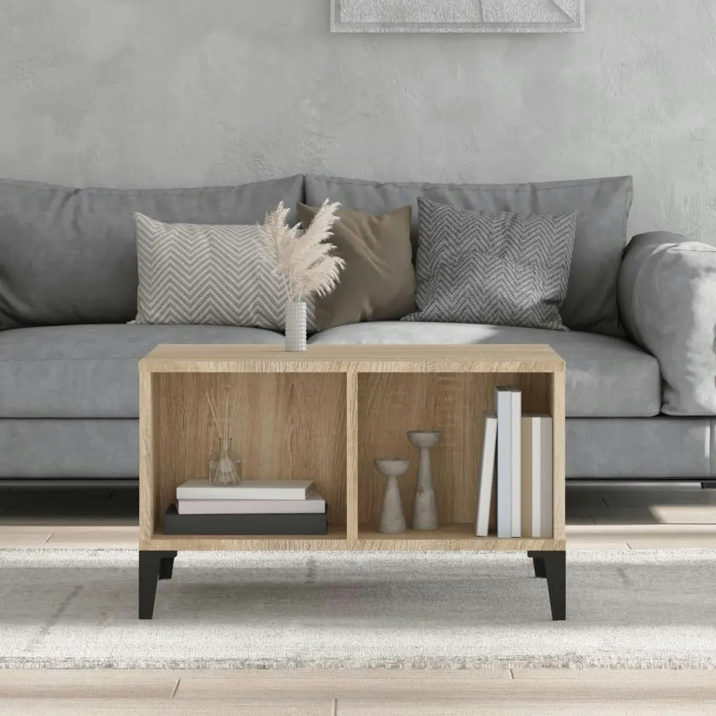 Coffee Table Sonoma Oak 60x50x36.5 cm Engineered Wood 821039