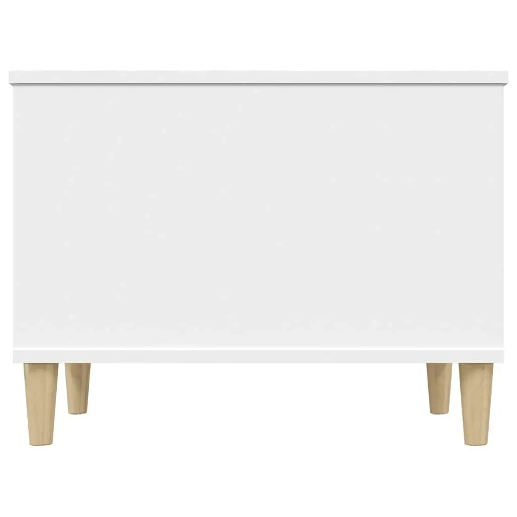 Coffee Table White 60x44.5x45 cm Engineered Wood 819564