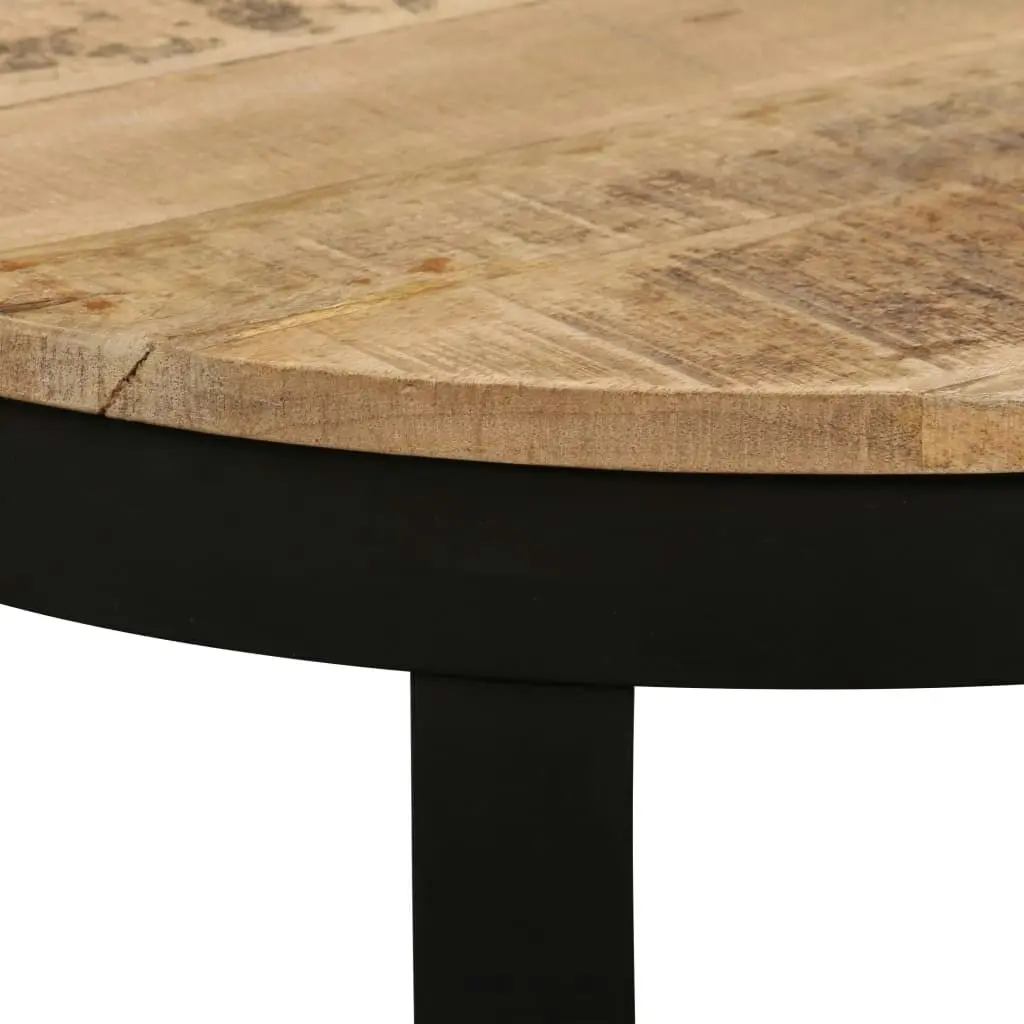 Coffee Table Solid Rough Mango Wood 60x40 cm 244673