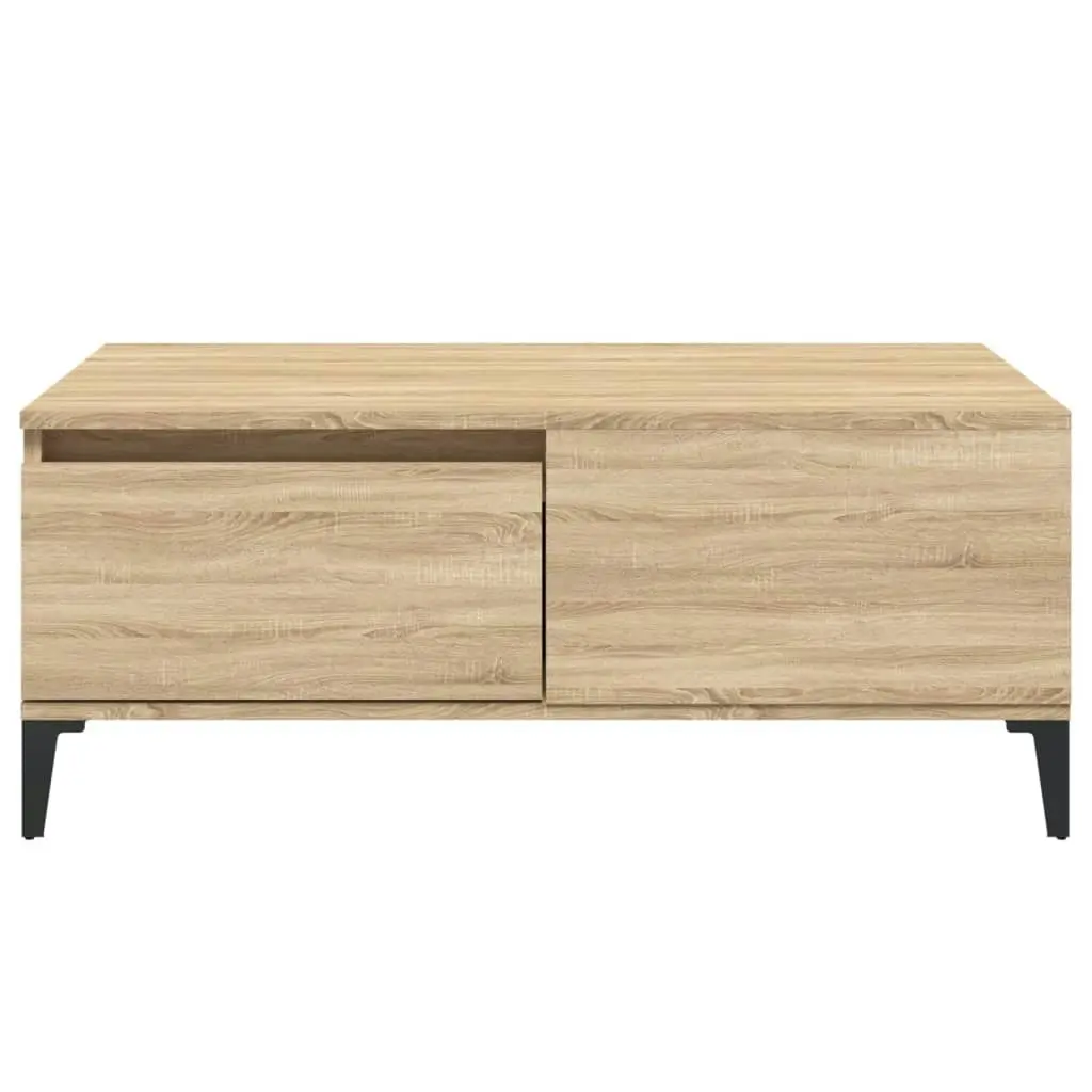 Coffee Table Sonoma Oak 90x50x36.5 cm Engineered Wood 821119