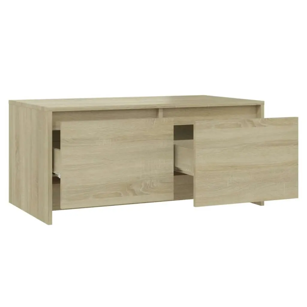 Coffee Table Sonoma Oak 90x50x41.5 cm Engineered Wood 809821