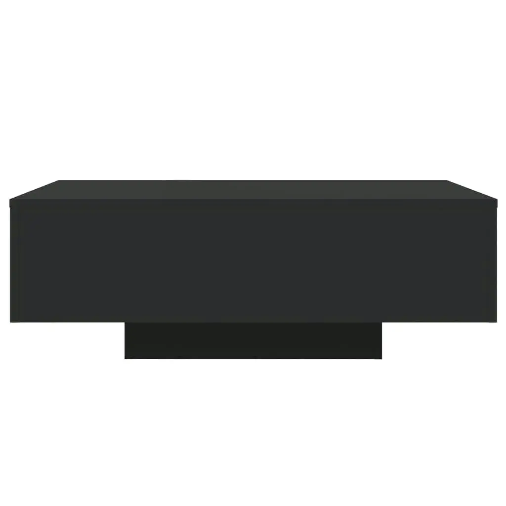 Coffee Table with LED Lights Black 85x55x31 cm 836610