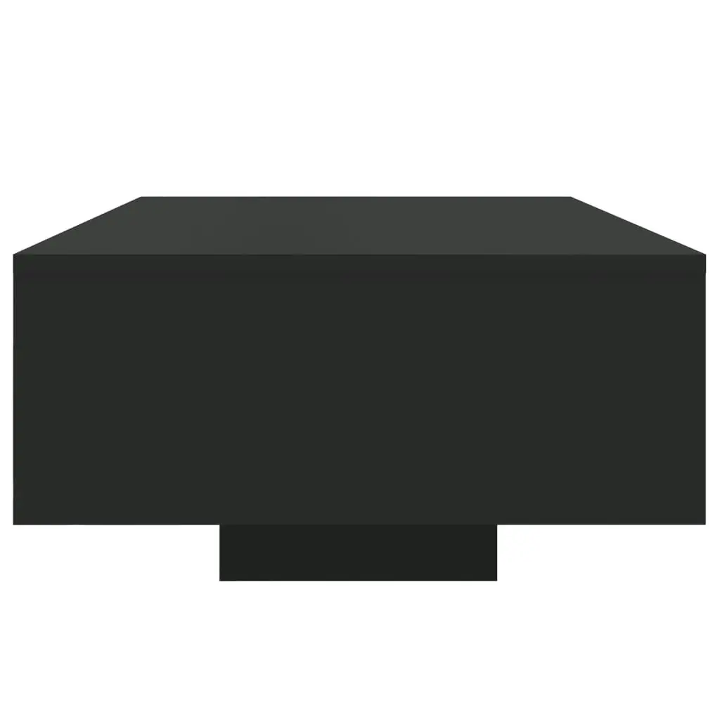 Coffee Table with LED Lights Black 85x55x31 cm 836610