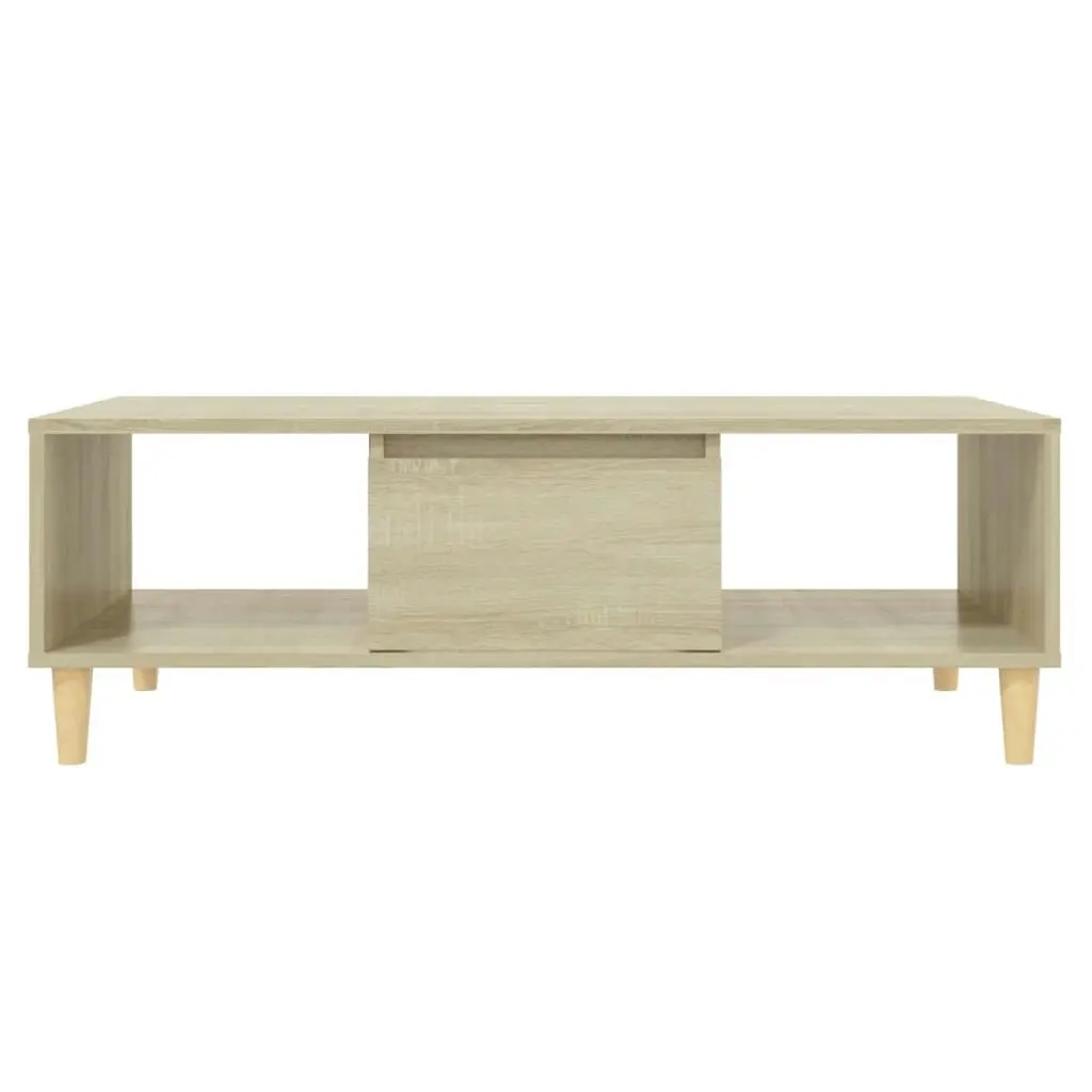 Coffee Table Sonoma Oak 103.5x60x35 cm Engineered Wood 806016