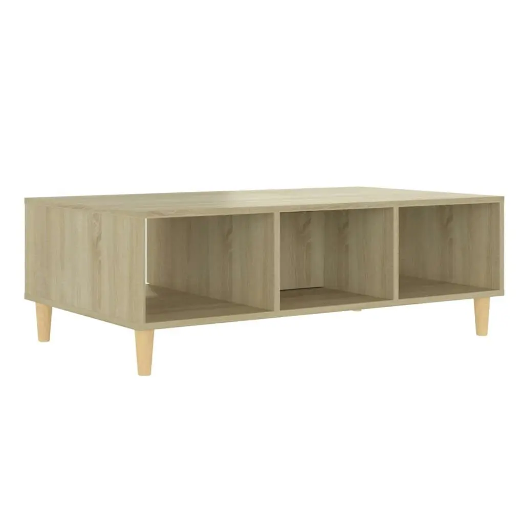 Coffee Table Sonoma Oak 103.5x60x35 cm Engineered Wood 806016