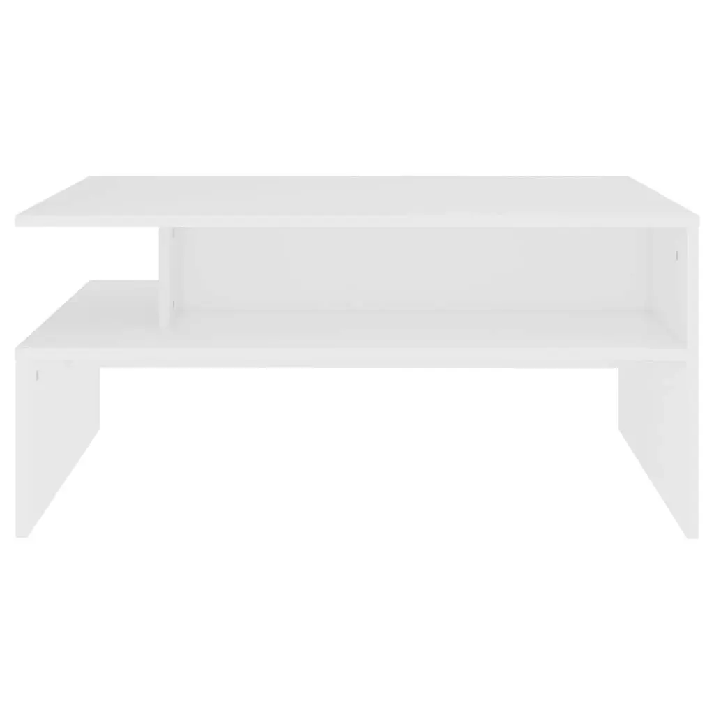 Coffee Table White 90x60x42.5 cm Engineered Wood 803254