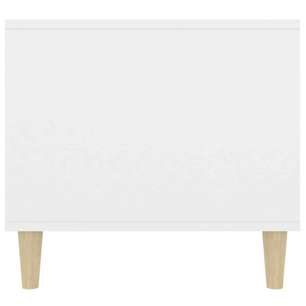 Coffee Table White 90x49x45 cm Engineered Wood 819612