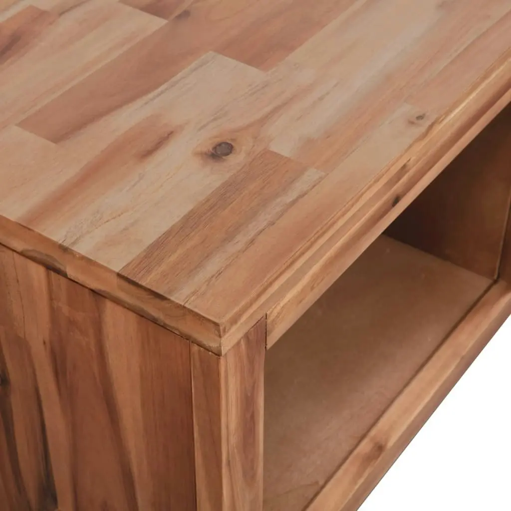 Coffee Table Solid Acacia Wood 90x50x37.5 cm 246043