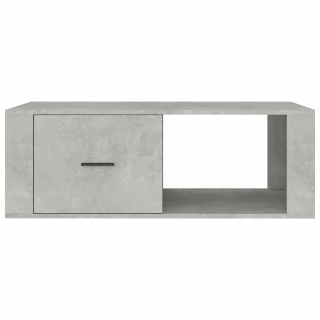 Coffee Table Concrete Grey 100x50.5x35 cm Engineered Wood 816540