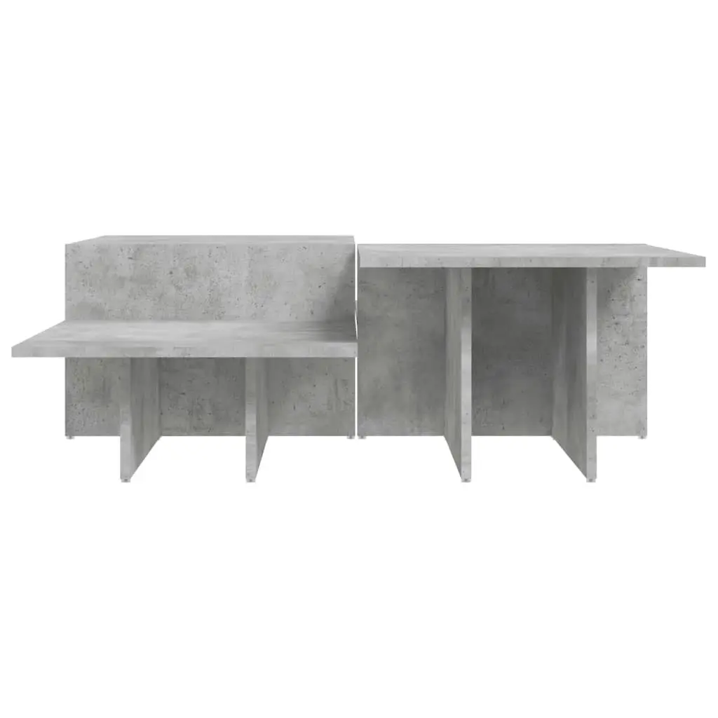 Coffee Tables 2 pcs Concrete Grey Engineered Wood 3216153