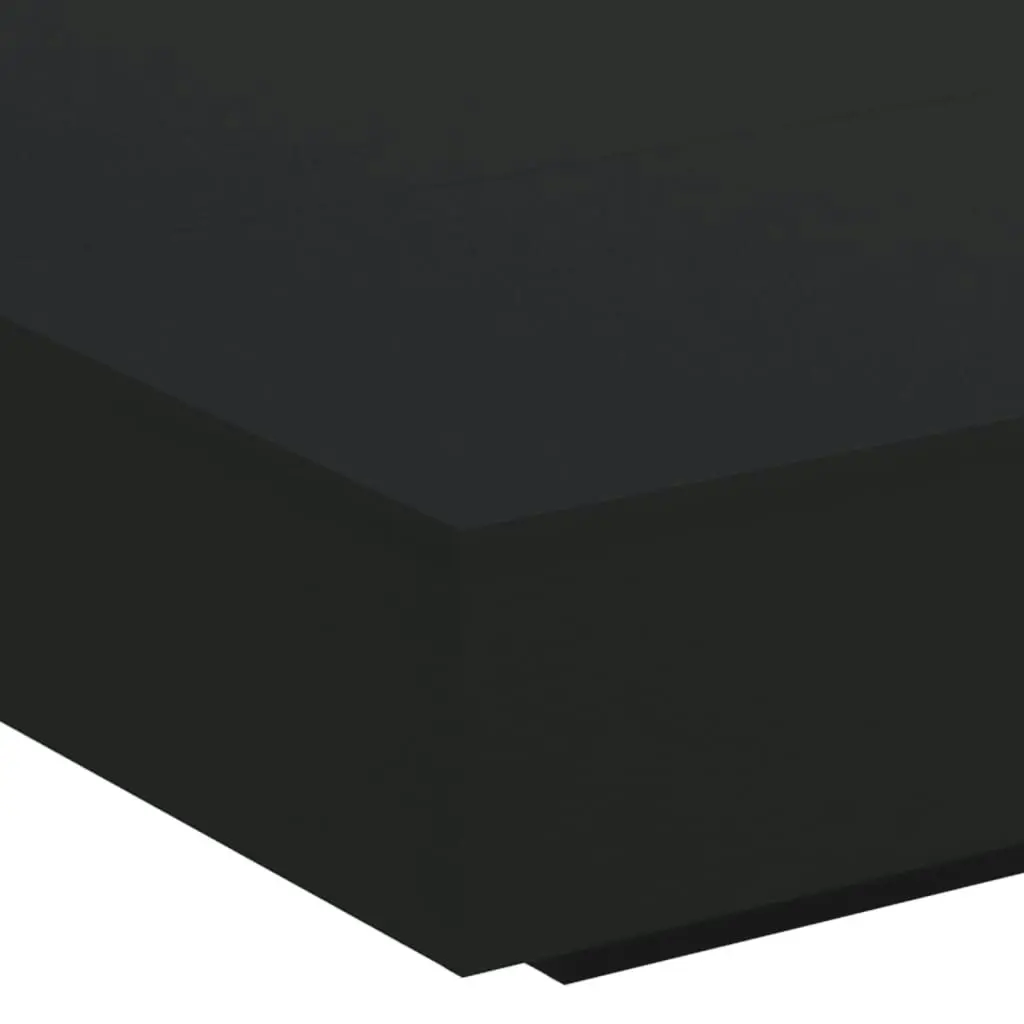 Coffee Table with LED Lights Black 100x100x31 cm 836603