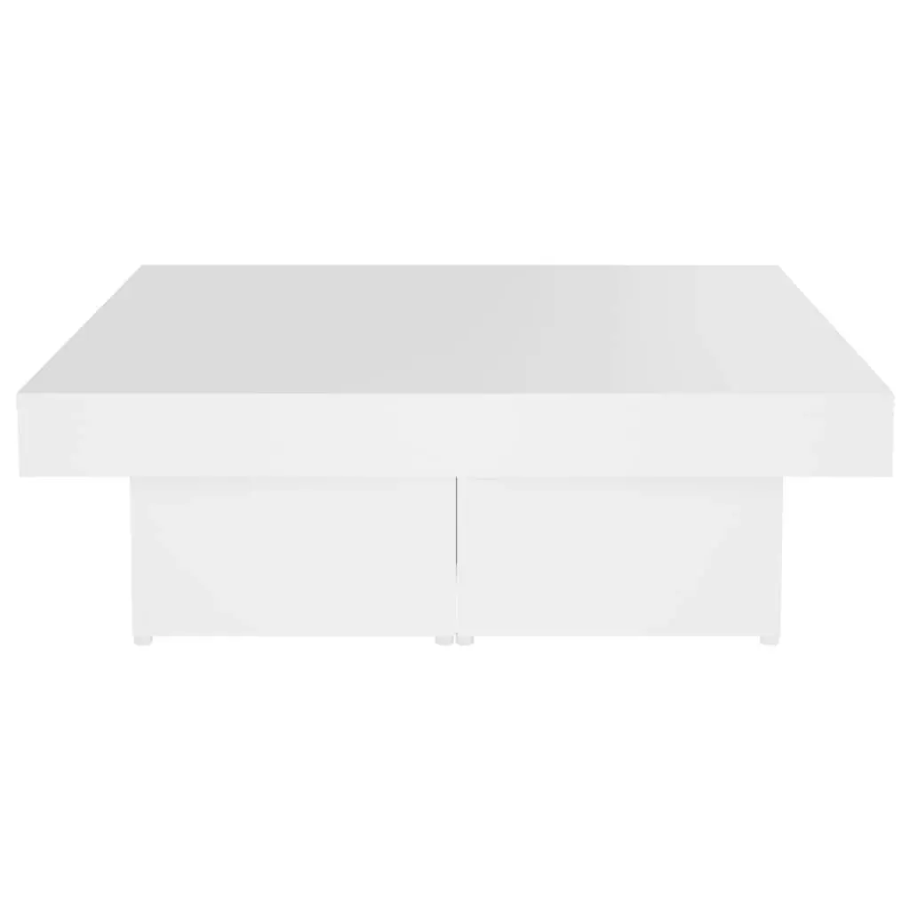 Coffee Table White 90x90x28 cm Engineered Wood 806912