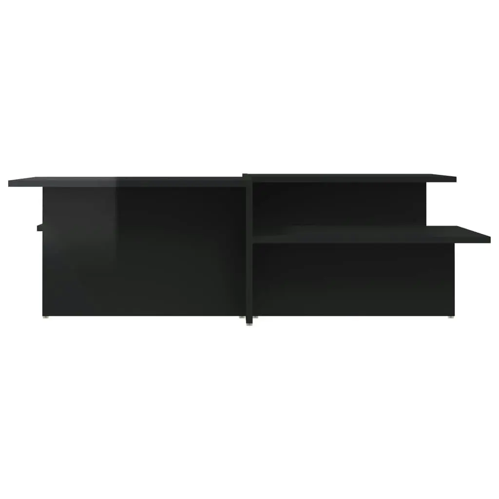 Coffee Tables 2 pcs High Gloss Black Engineered Wood 3216156