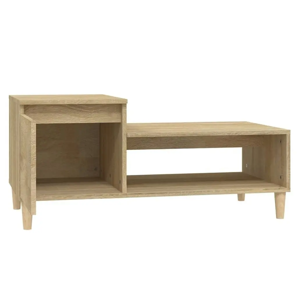 Coffee Table Sonoma Oak 100x50x45 cm Engineered Wood 821127