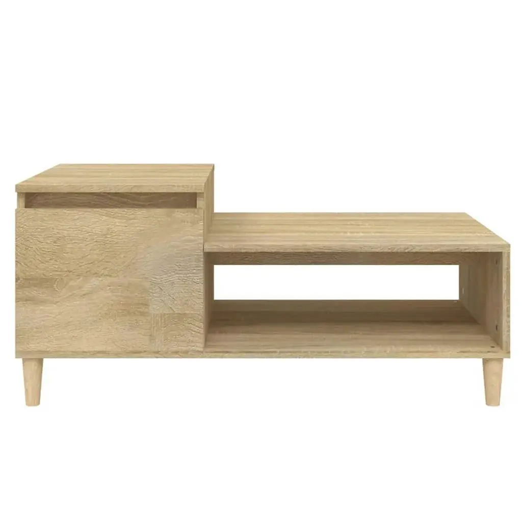 Coffee Table Sonoma Oak 100x50x45 cm Engineered Wood 821127