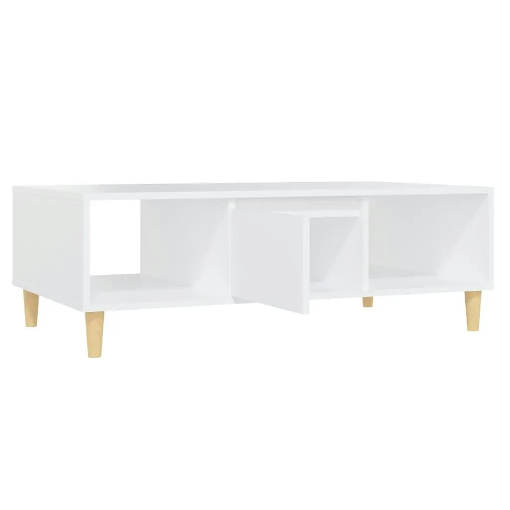 Coffee Table White 103.5x60x35cm Engineered Wood 806013