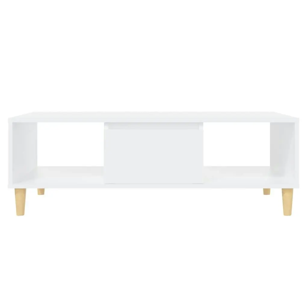 Coffee Table White 103.5x60x35cm Engineered Wood 806013