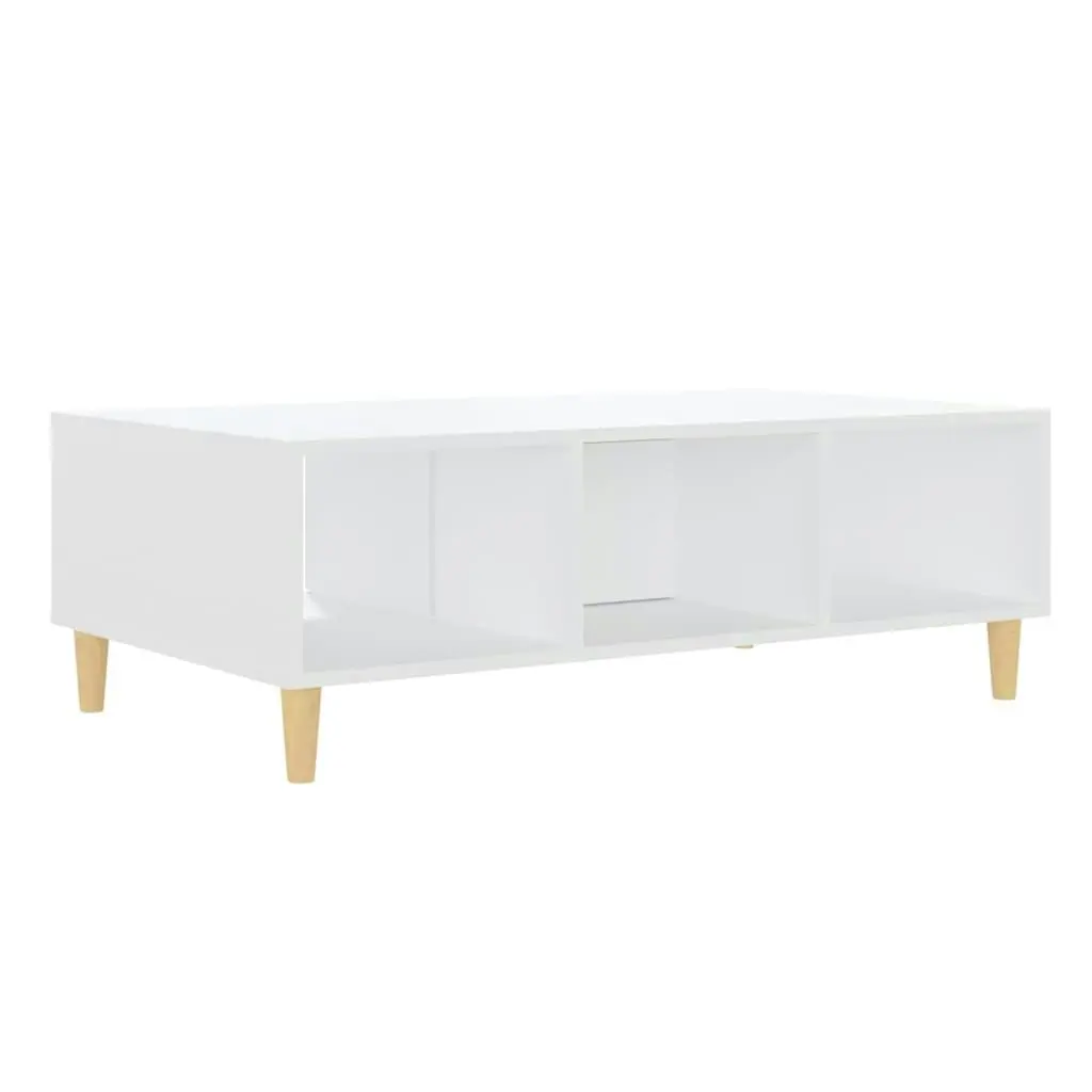 Coffee Table White 103.5x60x35cm Engineered Wood 806013