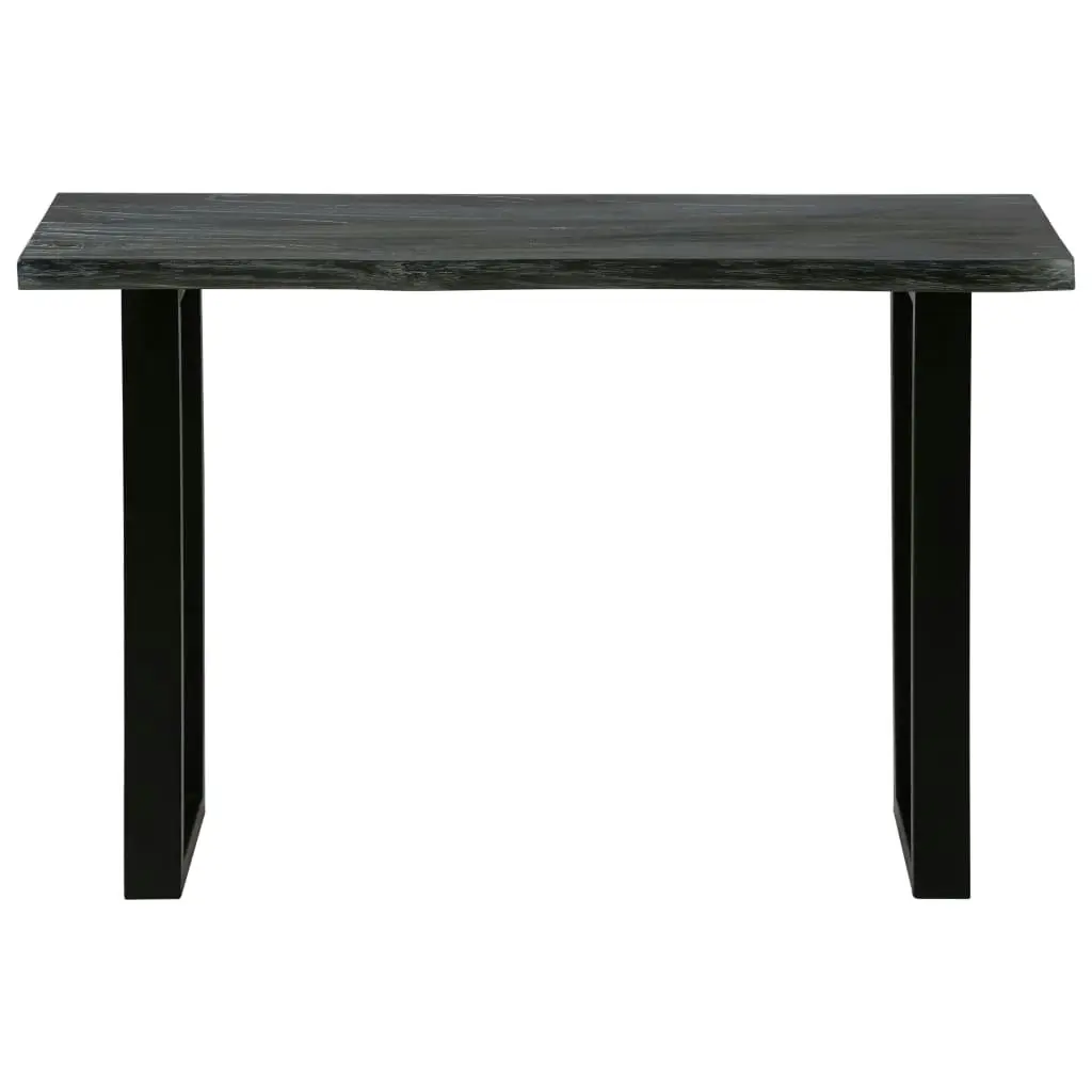 Console Table Solid Mindi Wood 110x35x75 cm Grey 245506