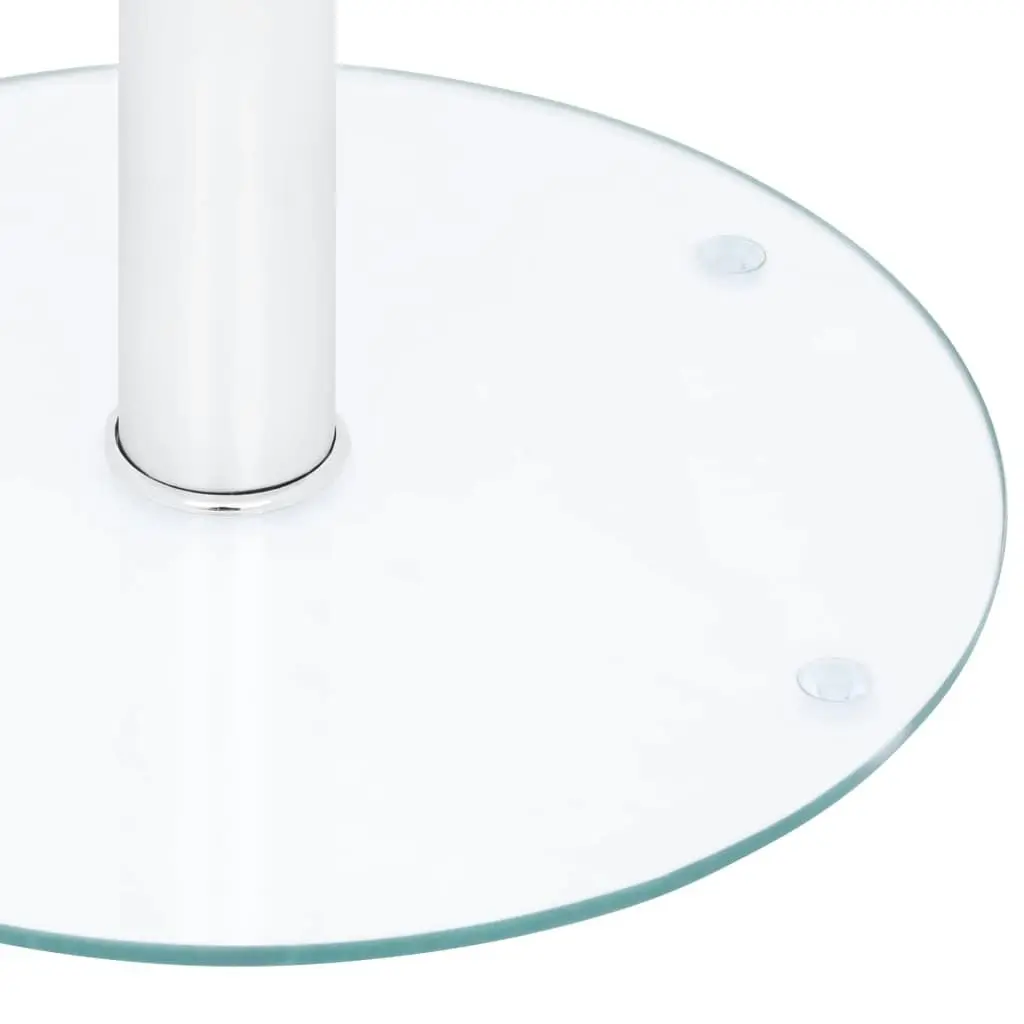 Coffee Table Transparent 40 cm Tempered Glass 322780