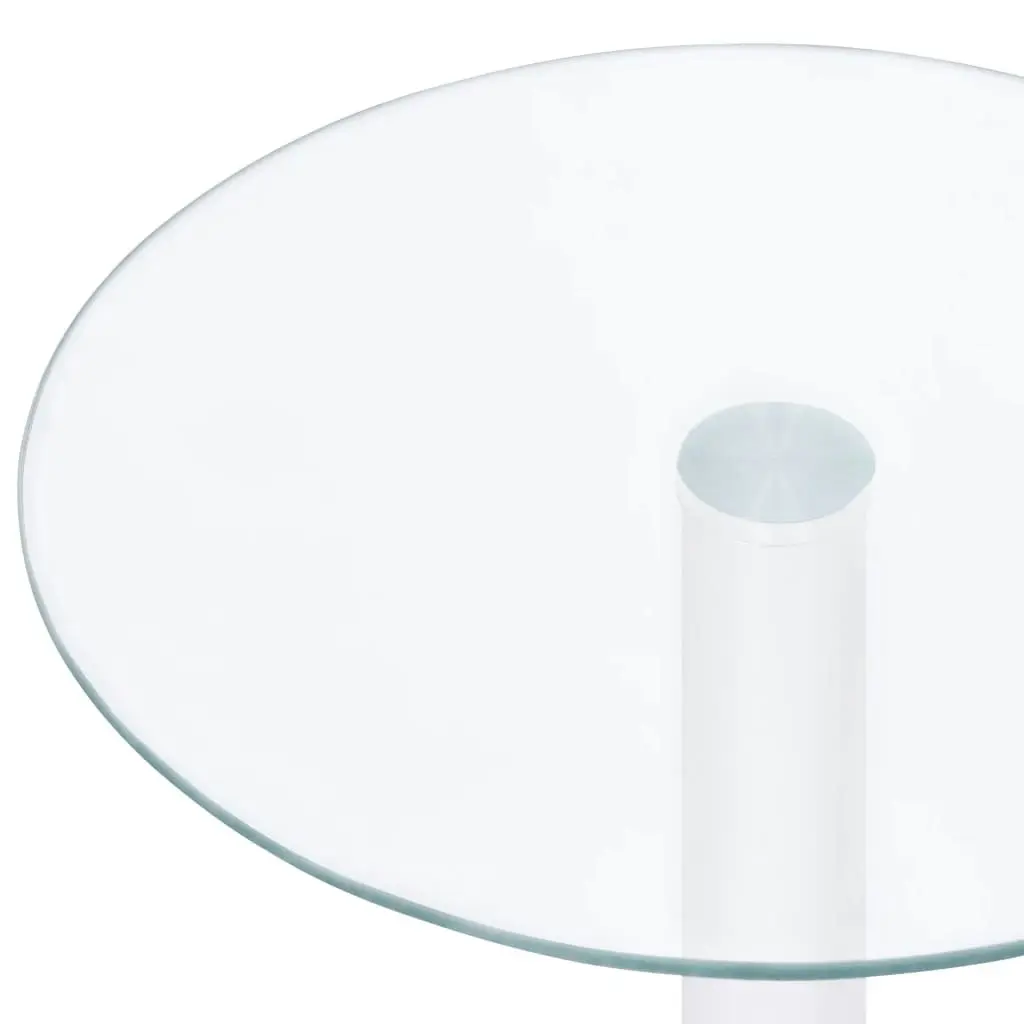 Coffee Table Transparent 40 cm Tempered Glass 322780