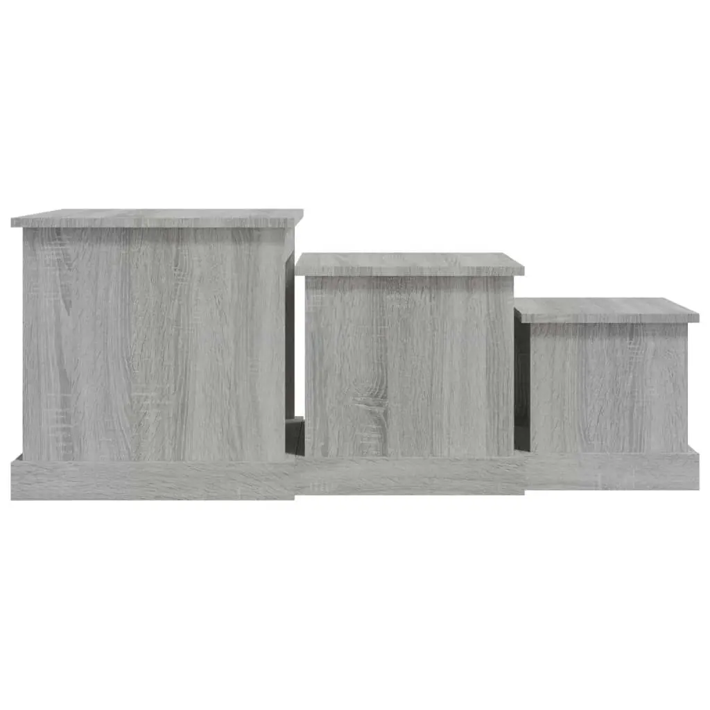 Coffee Tables 3 pcs Grey Sonoma Engineered Wood 816494